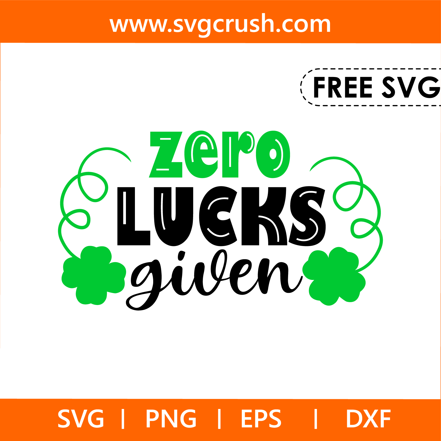 free zero-lucks-given-009 svg