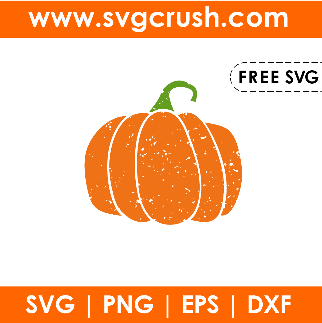 free distressed-pumpkin svg