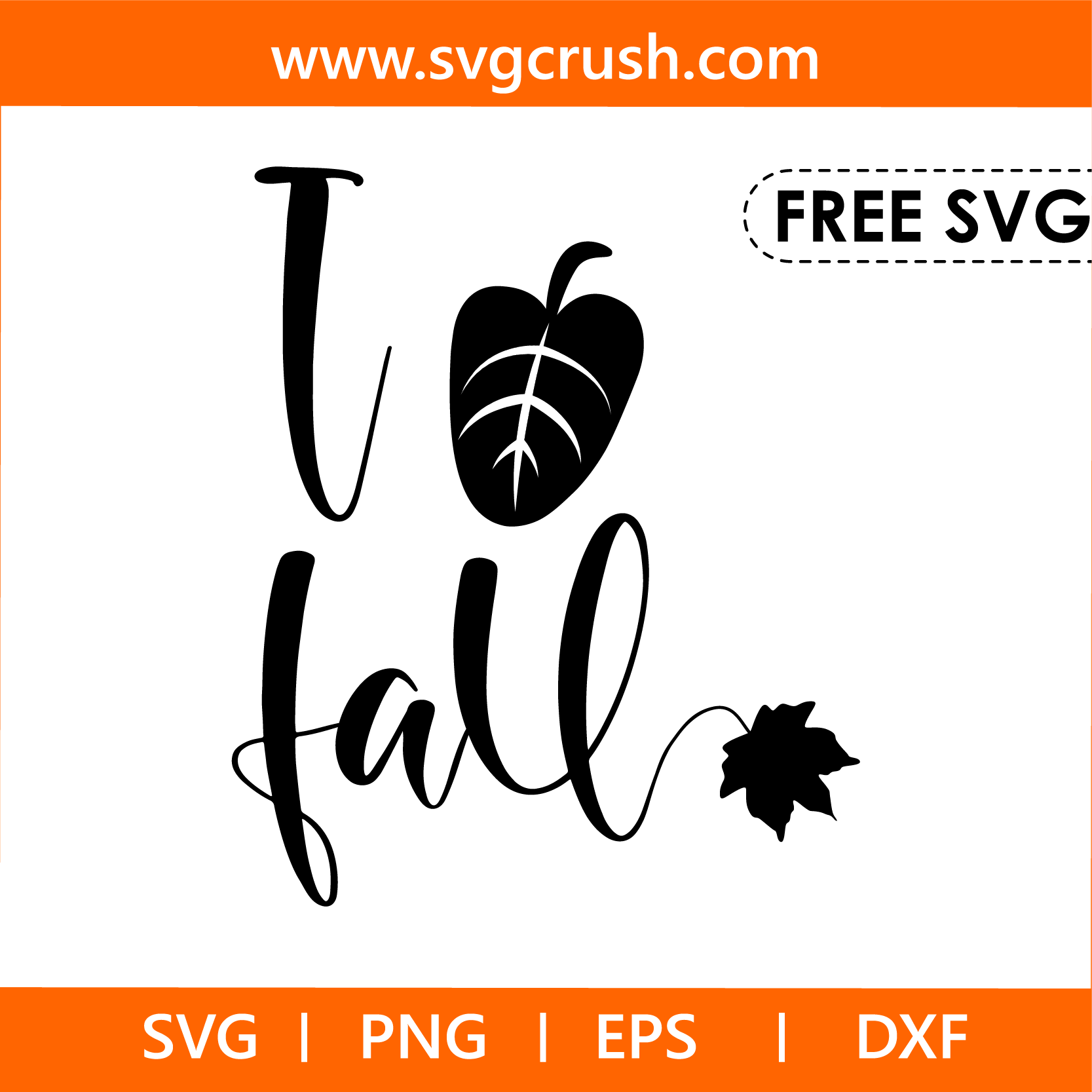 free i-love-fall-003 svg