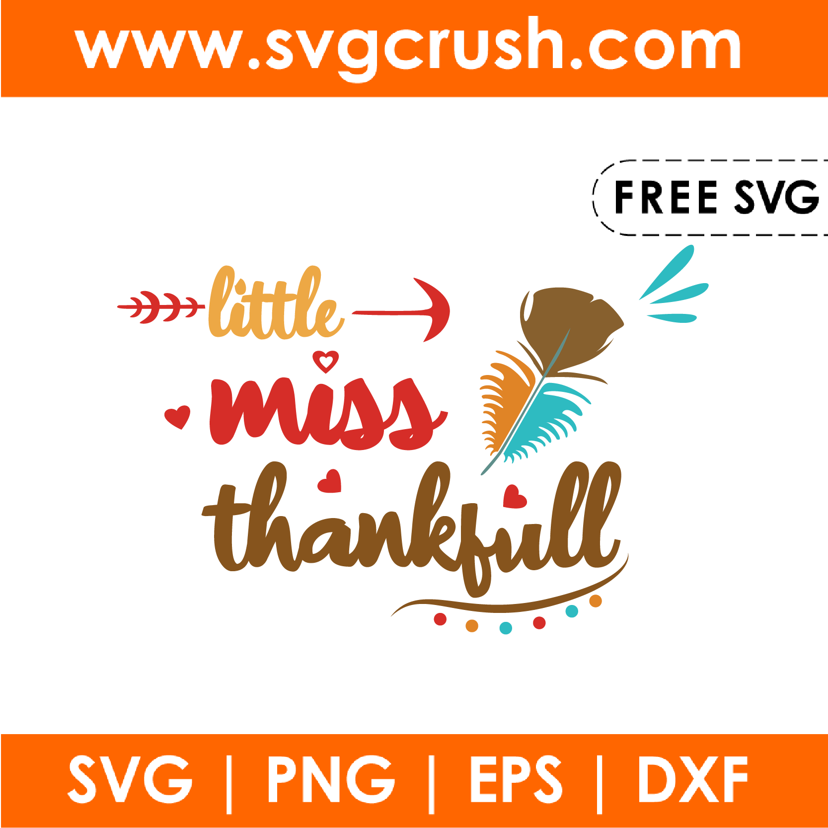 free little-miss-thankfull-001 svg