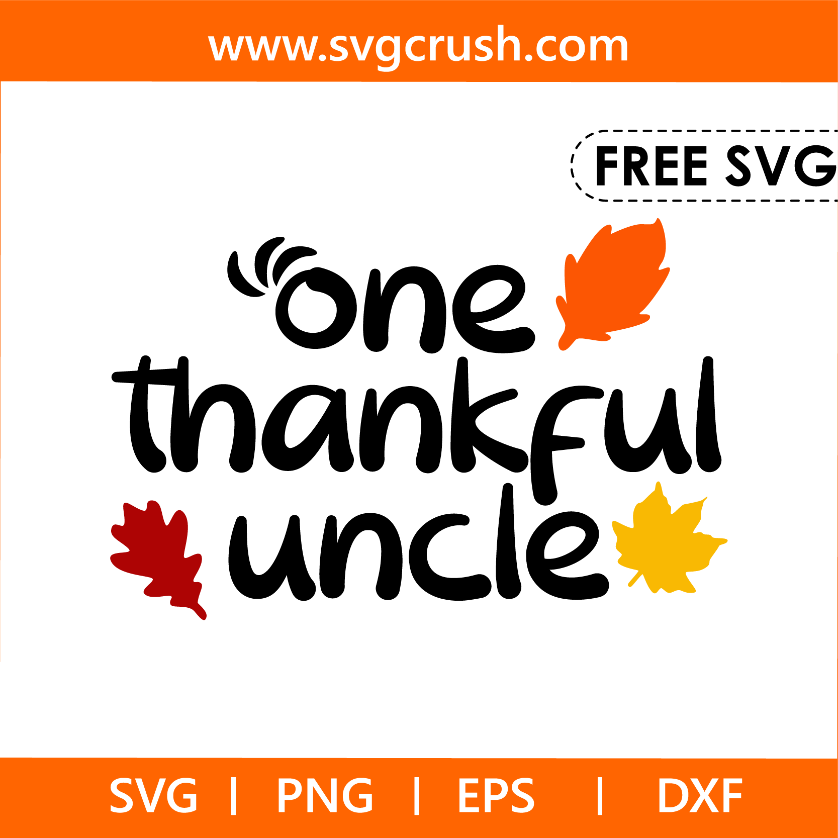 free one-thankful-uncle-004 svg