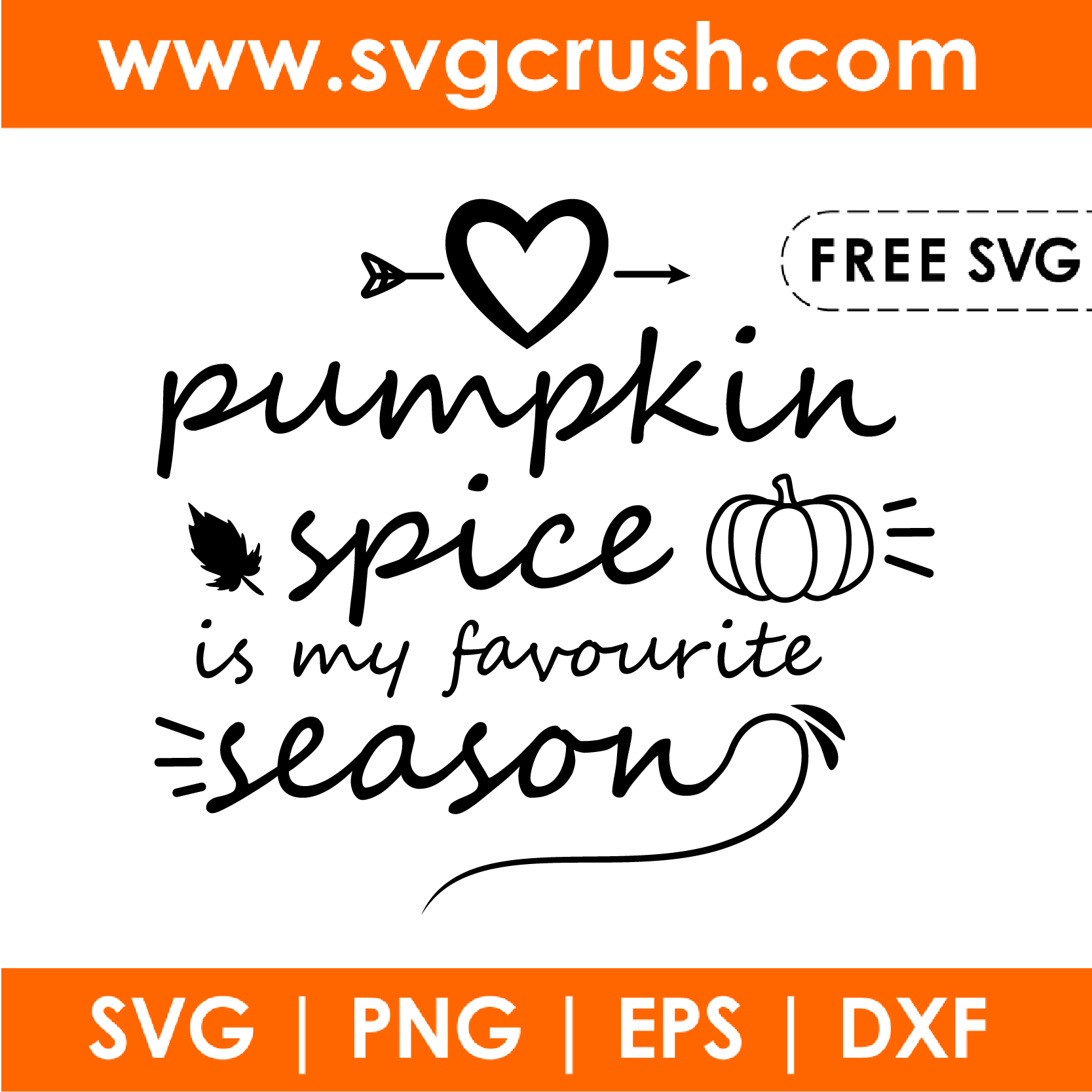 free pumpkin-spice-is-my-favourite-season-001 svg