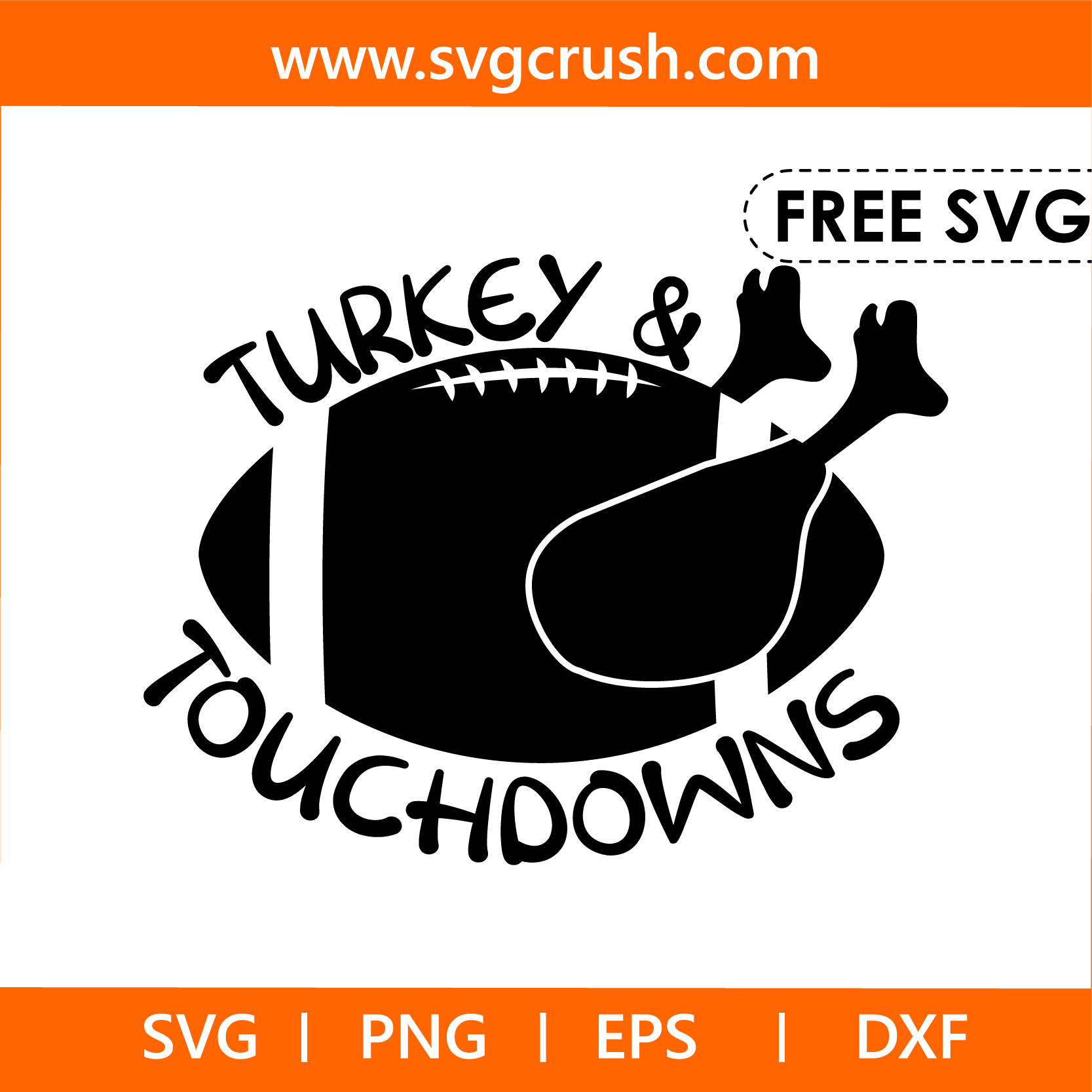 free turkey-and-touchdown-003 svg