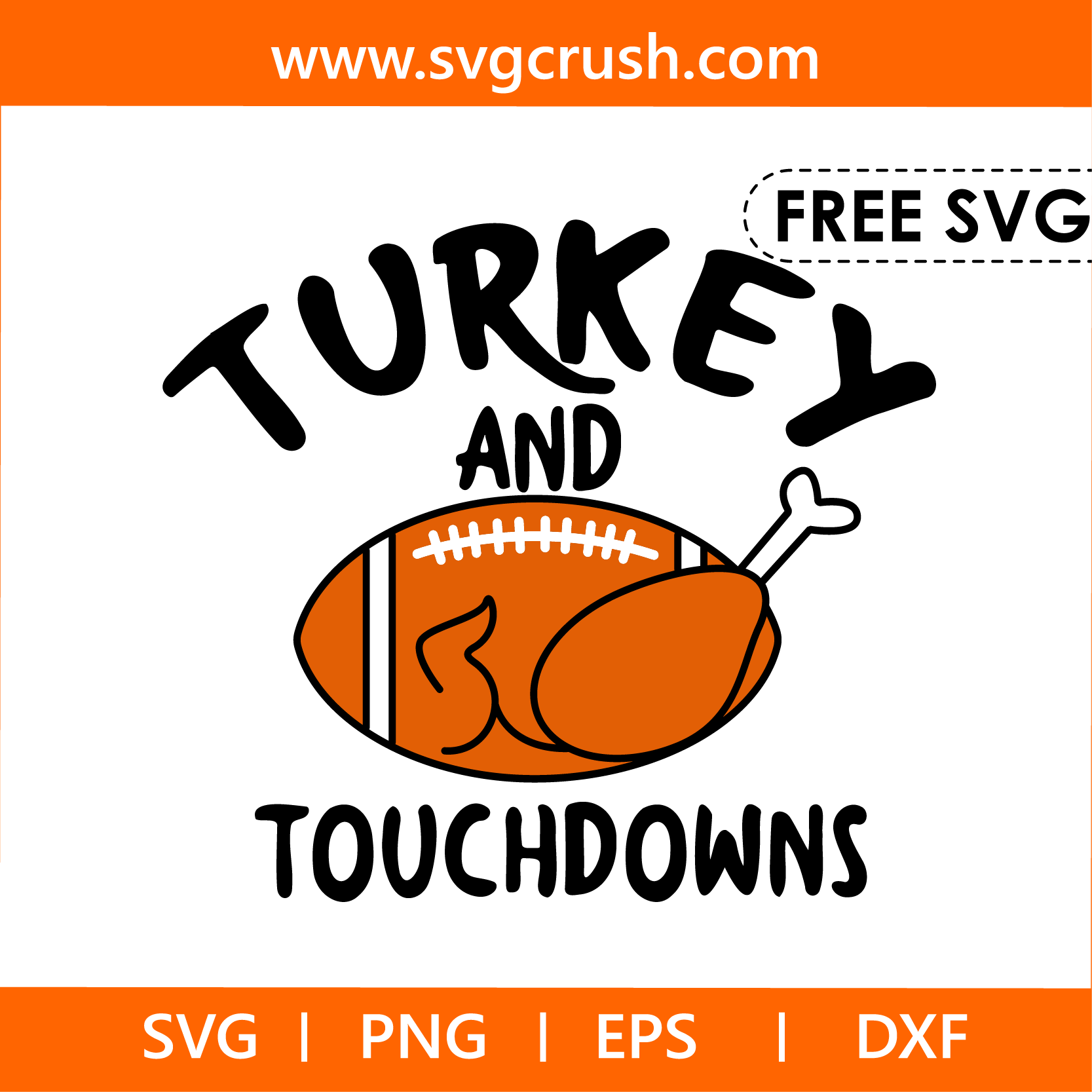 free turkey-and-touchdowns-003 svg