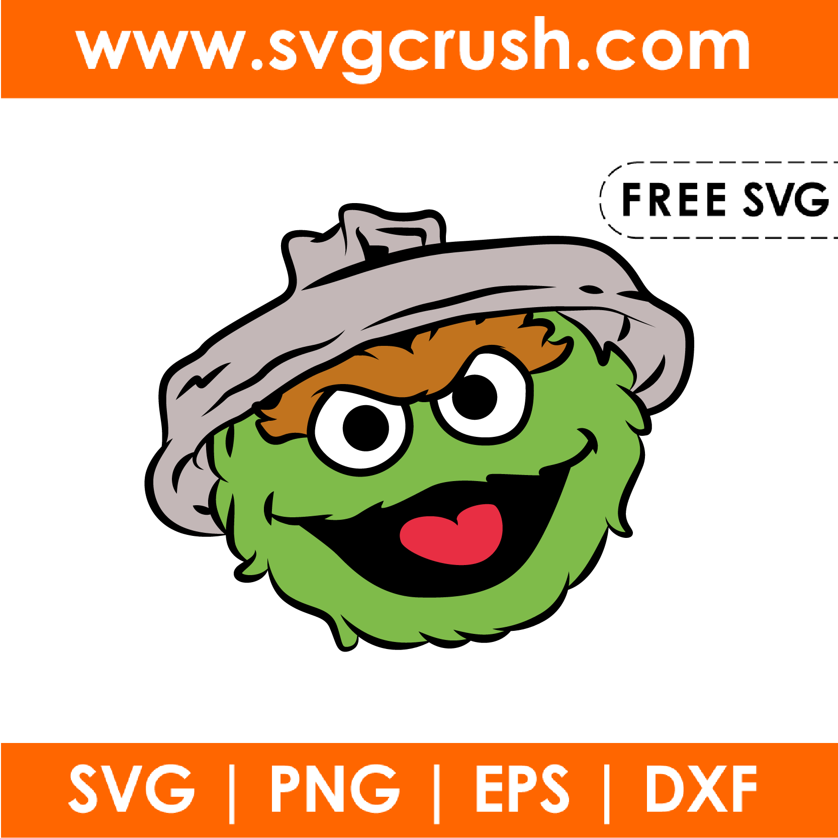 free oscar-the-grouch-001 svg