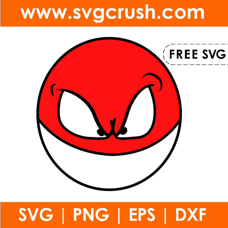 Voltorb Electrode SVG PNG Pokemon Vector Bundle - For Cricut, Prints, and  Scrapbooking! - Payhip