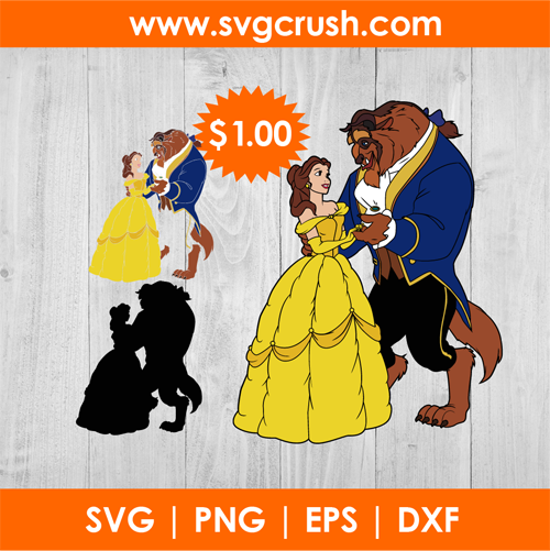 beauty-and-the-beast-dancing-001 svg